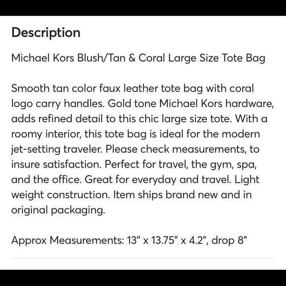 Michael Kors tote bag - Picture 9 of 9